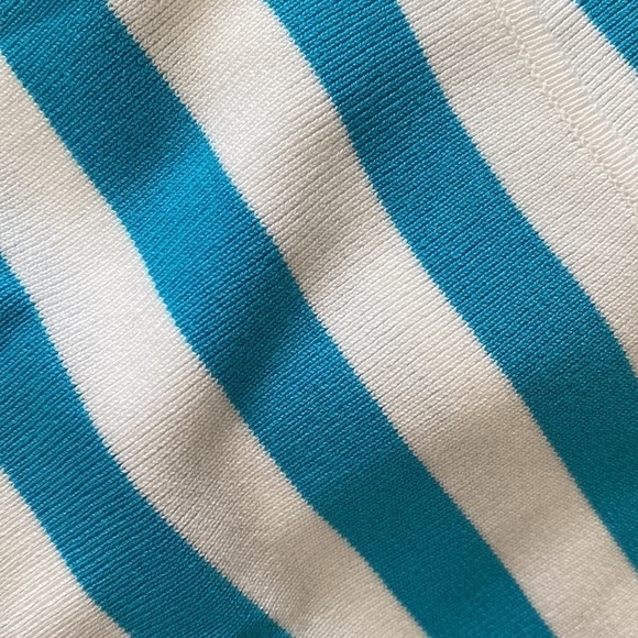 NWT Zara cropped striped short sleeve sweater - Picture 5 of 9